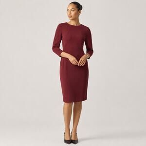 M.M. Lafleur The Etsuko Dress in Burgundy size 4